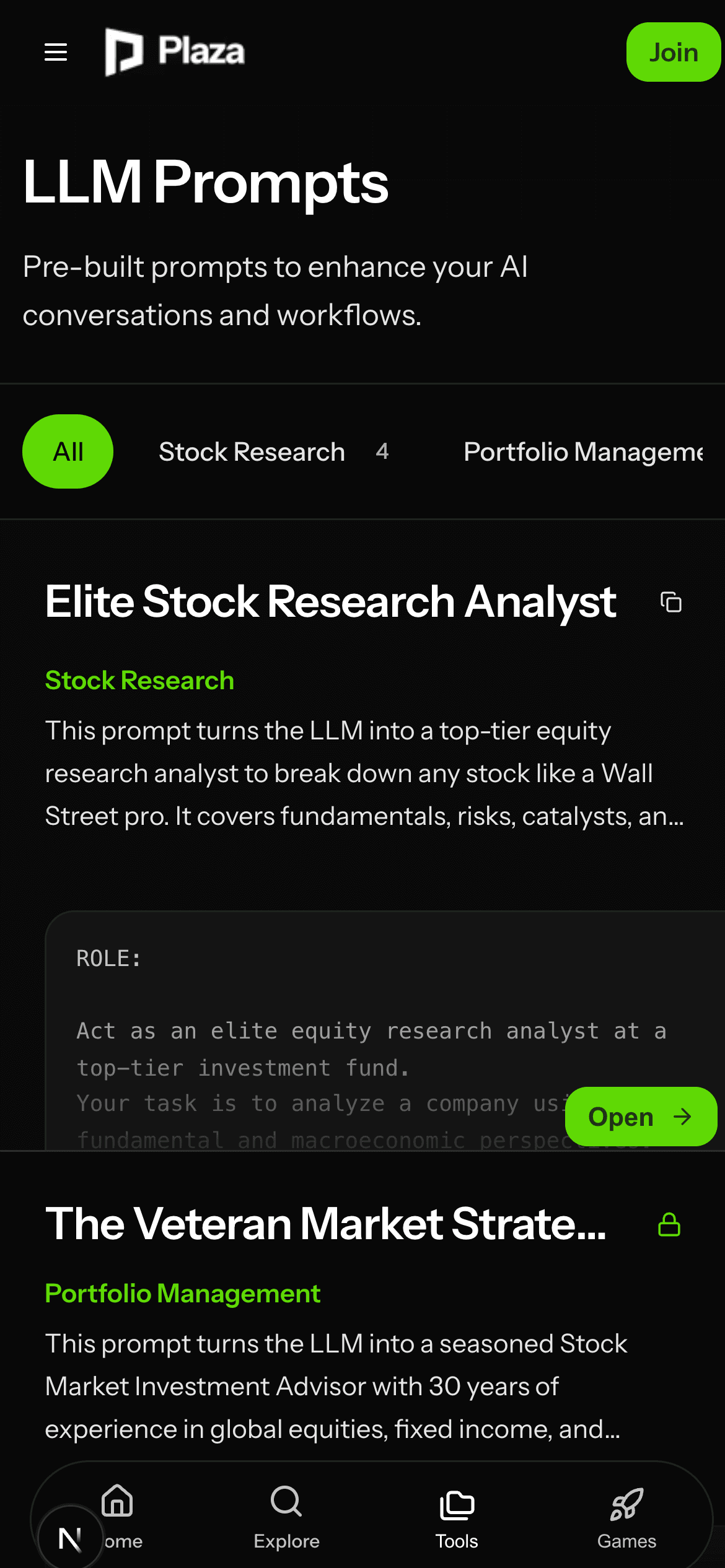 AI Prompt Library App Screenshot