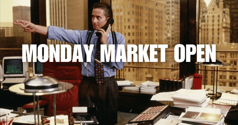 Monday's (Pre) Market Open