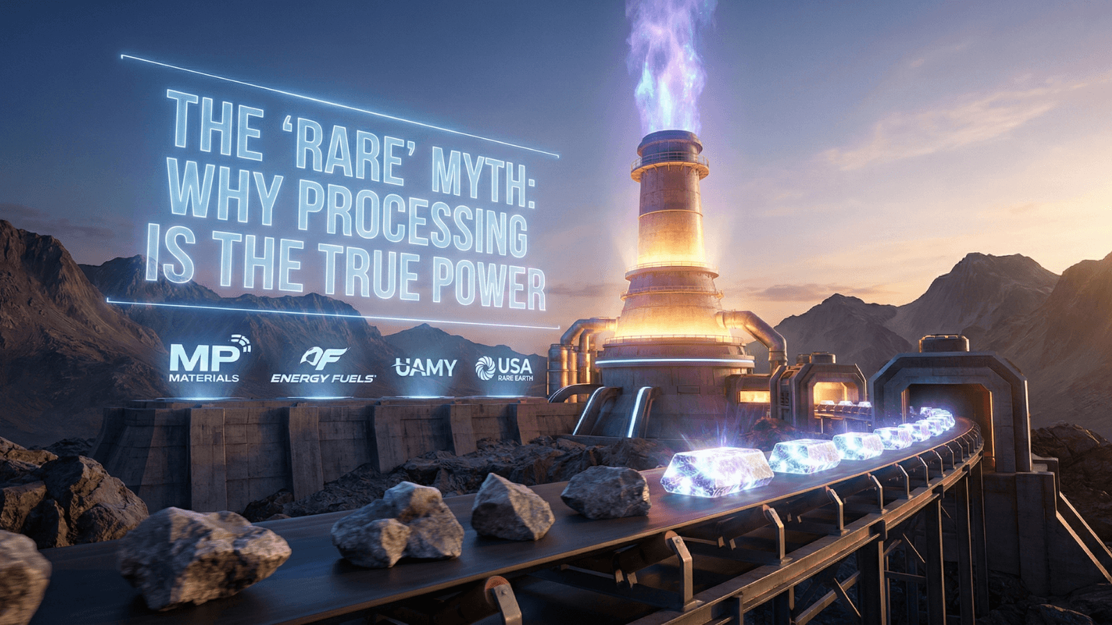 The "Rare" Myth: Why Rare Earths Aren't the Scarcity, But Processing Is.