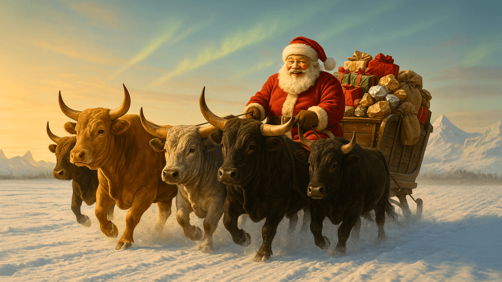 Santa Swapped His Reindeer for Commodity Bulls